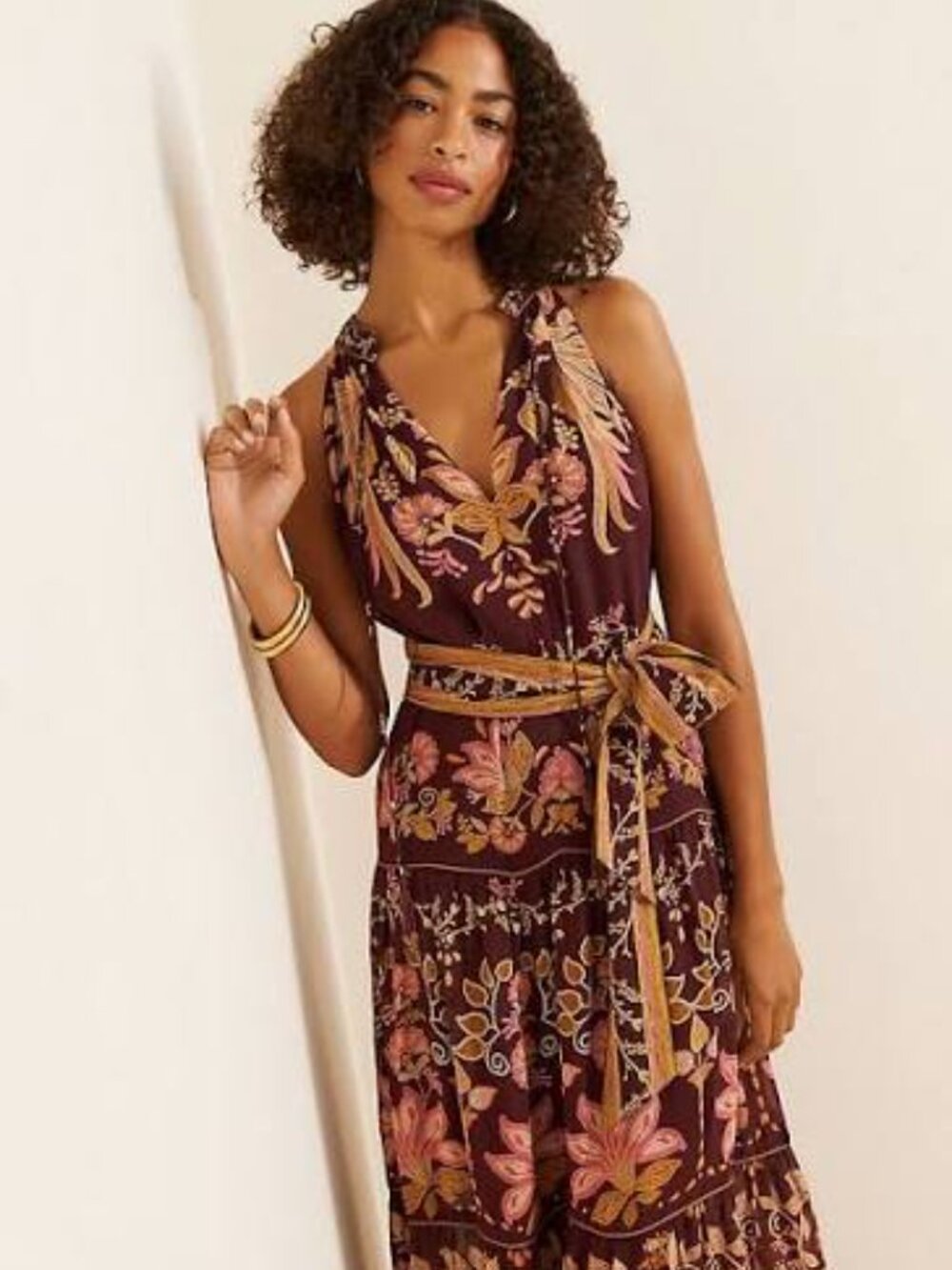 NWOT FARM Rio Bella Waist Tie Maxi - Picture 3 of 5